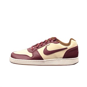 Nike EBERNON Anti Slip Wear Resistant Low Top Skateboard Shoes Men's Beige Red IB4644-261