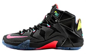 Nike Lebron 12 Ep Data James 'Black Red' 707781-068