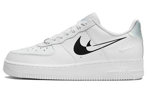 Nike Air Force 1 Lo '07 Double Negative White Black Women's DV3455-100