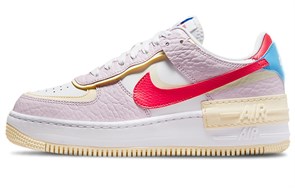 Nike Air Force 1 Low Shadow Regal Pink Coconut Milk University Blue Fusion Red Women's DN5055-600
