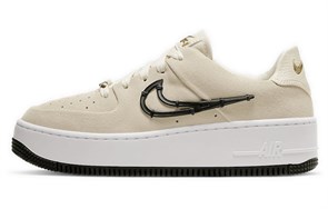 Nike Air Force 1 Sage Low Lx Light Cream Black Women's CI3482-200