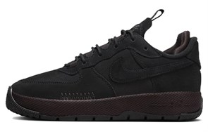 Nike Air Force 1 Wild Low Black Velvet Brown Women's FB2348-001