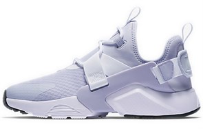 Nike Air Huarache Cushioning Lightweight Low Top Running Shoes Women's Oxygen Purple AH6804-501