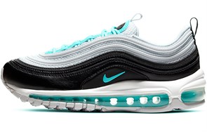 Nike Air Max 97 Platinum Black Aurora Green Women's 921733-065