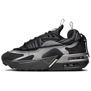 Nike Air Max Furyosa Cushioning Anti Slip Wear Resistant Breathability Low Top Casual Running Shoes Women's Black HJ4319-001