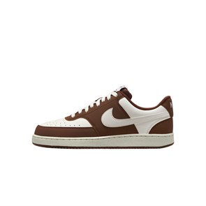 Nike Court Vision Low Top Training Shoes Women's White Brown IM1652-101
