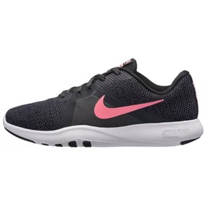 Nike Flex Trainer 8 Anti Slip Wear Resistant Low Top Training Shoes Women's Black Gray 924339-006