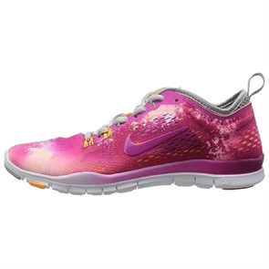 Nike Free 5.0 Anti Slip Wear Resistant Low Top Training Shoes Women's Pink 629832-100