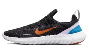 Nike Free Run 5.0 Next Nature Black Rush Orange Women's CZ1891-006