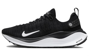 Nike INFINITY RUN 4 Anti Slip Wear Resistant Low Top Training Running Shoes Women's Black White FN0880-001