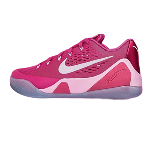 Nike Kobe 9 Cushioning Slip Resistant Low Top Basketball Shoes Women's Pink HQ4995-600