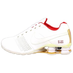 Nike Shox Deliver Cushioning Anti Slip And Wear Resistant Low Top Training Running Shoes Women's White 317549-118