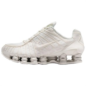 Nike Shox TL Series Anti Slip Wear Resistant Low Top Casual Running Shoes Women's White AR3566-103