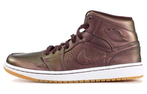 JORDAN 1 Mid Nouveau Deep Burgundy Gum 629151-605