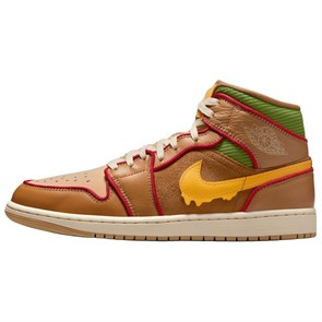 JORDAN 1 Mid Se Cheeseburger IB7403-224
