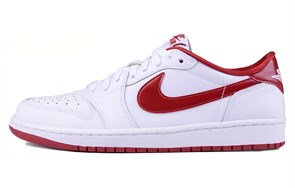 JORDAN 1 Retro Low White Varsity Red 705329-101