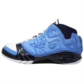 Jordan Air Jordan 23 North Carolina PE Abrasion Resistant Breathable Mid Top Vintage Basketball Shoes Men's Blue Black pz-4633969282173858230