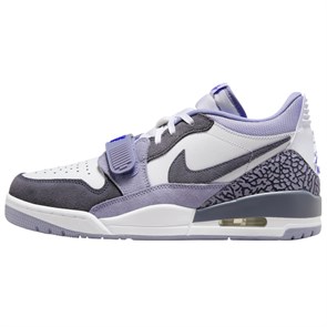 Jordan Legacy 312 Anti Slip Wear Resistant Low Top Vintage Basketball Shoes Men's White Black Purple CD7069-108