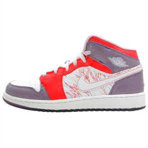 Jordan Air Jordan 1 Mid Top Basketball Shoes Women's Fuchsia White 322675-561