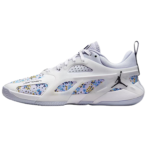 Jordan Heir Collection Anti Slip Wear Resistant Low Top Basketball Shoes Women's White Blue FZ2471-004