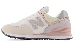 New Balance 574 Beige White Pink Sand Women's WL574RU2