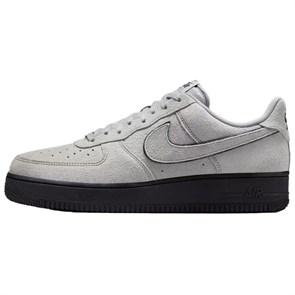Nike Air Force 1 Low '07 LV8 Light Smoke Grey Suede Black HQ1966-001