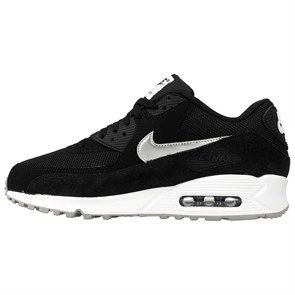 Nike Air Max 90 Anti Slip Wear Resistant Low Top Casual Running Shoes Men's Black 537384-047