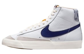 Nike Blazer Mid '77 White Midnight Navy Sail Gym Red FN6877-100
