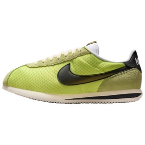 Nike Cortez Textile Anti Slip Wear Resistant Low Top Casual Shoes Men's Green IB8135-736