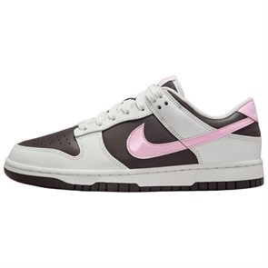 Nike Dunk Anti Slip Wear Resistant Low Top Skateboard Shoes Men's White Pink IB8510-100