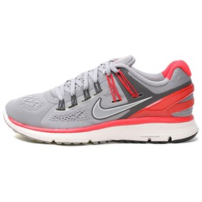 Nike Lunareclipse 3 Anti Slip Wear Resistant Low Top Casual Shoes Men's Gray Red 555337-006