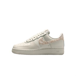 Nike Air Force 1 Cushioning, Wear Resistant Low Top Skateboard Shoes Women's Beige IH2051-072