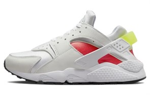 Nike Air Huarache White Bright Crimson Volt Women's DH4439-106