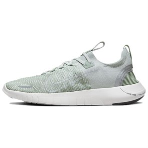 Nike Free RN Durable Breathable Low Top Training Running Shoes Women's Silver Green DX6482-008