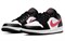 JORDAN 1 Low Black Siren Red Women's DC0774-004 - фото 496097