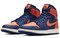 JORDAN 1 Retro High Blue Void Turf Orange Women's AH7389-408 - фото 497368