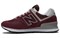 New Balance 574 Core Burgundy White Women's WL574EVM - фото 502483