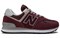 New Balance 574 Core Burgundy White Women's WL574EVM - фото 502484