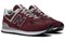 New Balance 574 Core Burgundy White Women's WL574EVM - фото 502485