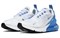 Nike Air Max 270 White University Blue Women's AH6789-118 - фото 546034