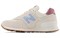 New Balance 574 Beige Baby Pink Ecru Blue Women's WL574RD - фото 568088