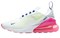 Nike Air Max 270 White Volt Pink Blast Indigo Women's DH0252-100 - фото 574374