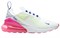 Nike Air Max 270 White Volt Pink Blast Indigo Women's DH0252-100 - фото 574375