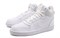 Nike Court Borough Non slip Lightweight Mid Top Skateboard Shoes Men's Pure White 838938-111 - фото 578715