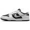 Nike Dunk Anti Slip Wear Resistant Low Top Skateboard Shoes Men's White Black IB4620-141 - фото 579370