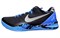 Nike Kobe 8 'Game Royal' Slip Resistant Low Top Basketball Shoes Men's Black Blue 613959-004 - фото 581490