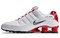 Nike Shox Nz White University Red 378341-110 - фото 584792