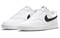 Nike Court Vision 1 Low Next Nature Low Top Skateboard Shoes Women's White Black DH3158-101 - фото 591768
