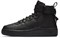 Nike Sf Air Force 1 Mid Triple Black GS AJ0424-003 - фото 594834