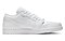 JORDAN 1 Low Triple White Tumbled Leather 553558-130 - фото 596204